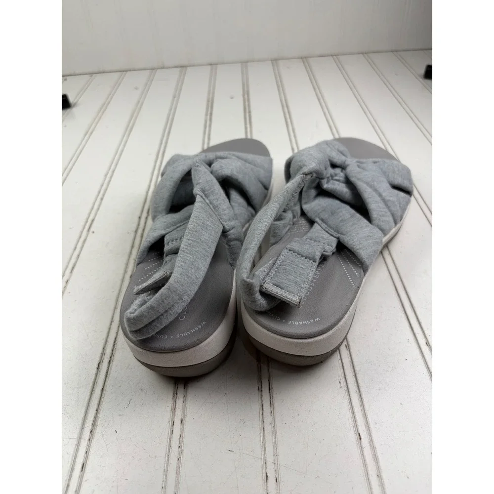 Clarks Cloudsteppers Arla Meg Gray Slingback Sandals Women's Size 7 $86